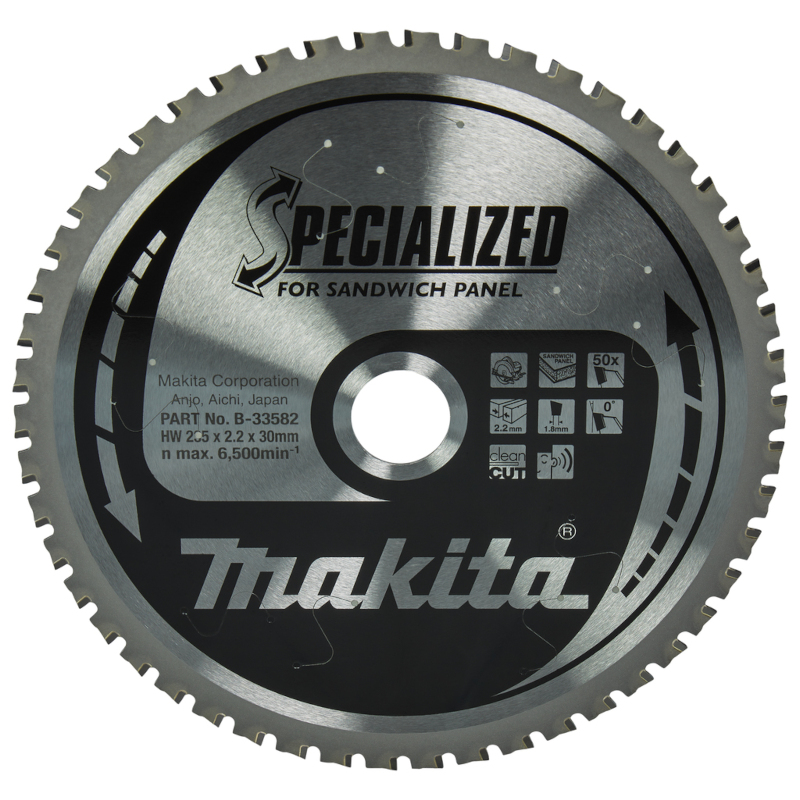 Makita - Set ručna kružna testera N5900B sa listom 235x30/50z za sečenje sendvič panela - N5900B + B-33582